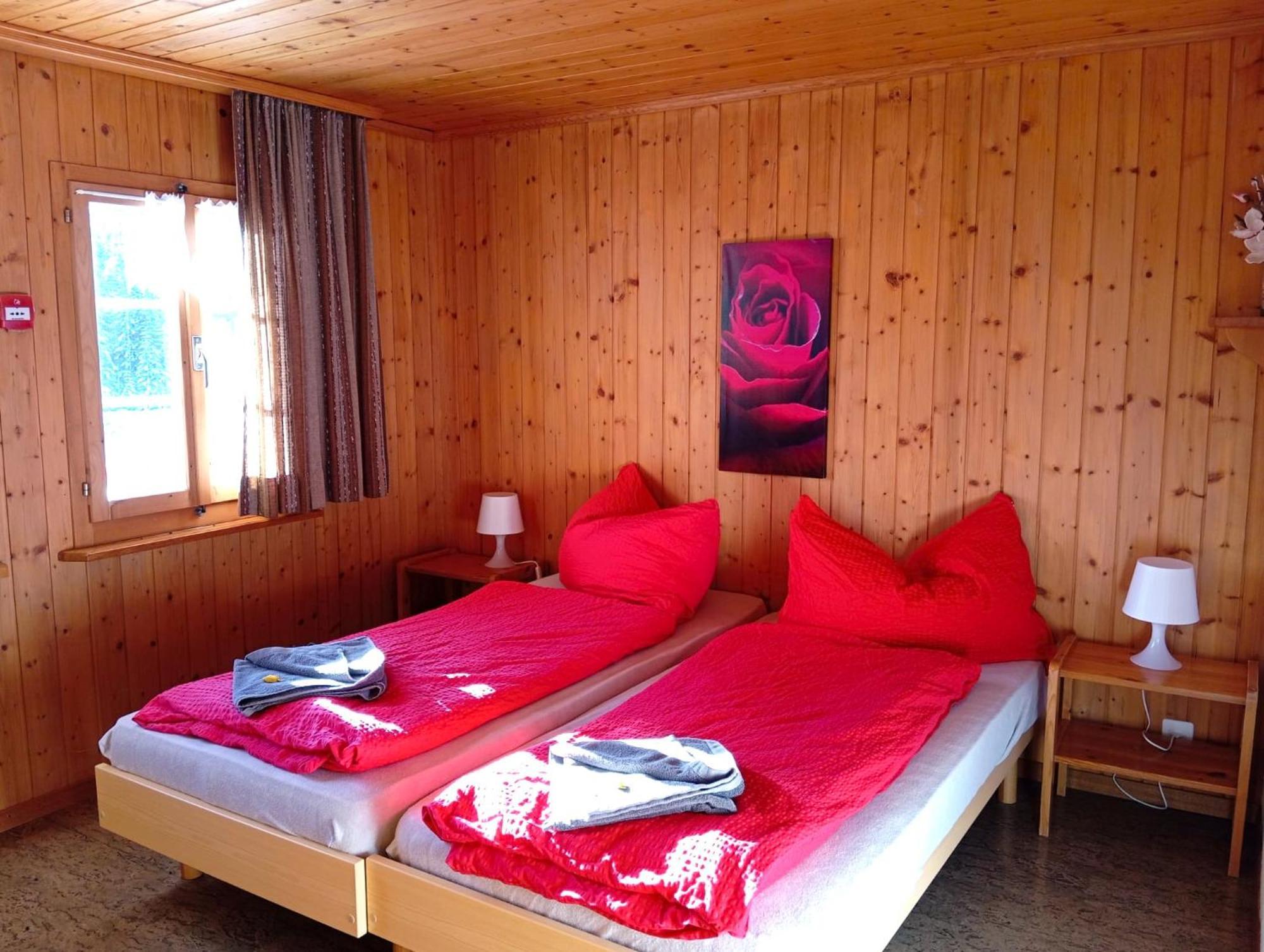 Chambre Double Doppelzimmer Camping Jaunpass Boltigen Екстер'єр фото